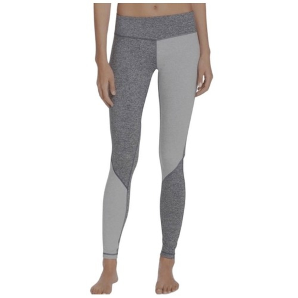 Zella Gray Color block Leggings Women's Size Medium Hidden Pocket‎ Excellent
